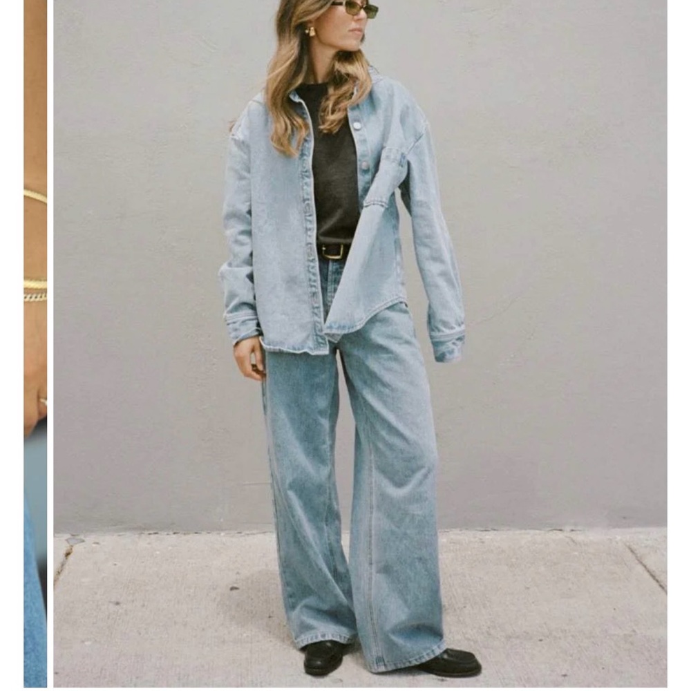 PARKE x Aurem Wide Leg Jean - Vintage Wash